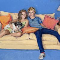 Portrait Hetty & Charlie by Zara Drummond