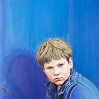 Portrait George in Paris by Zara Drummond