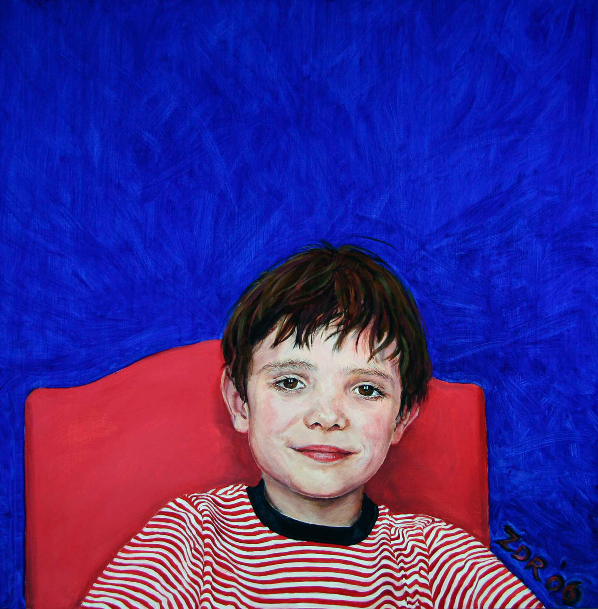 Portrait Ludo in Chelsea by Zara Drummond