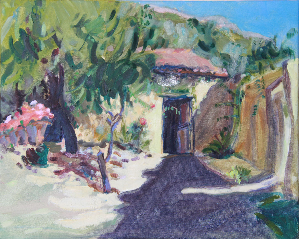 Portrait Spanish gardners hut by Zara Drummond