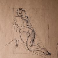 Portrait Nude V by Zara Drummond