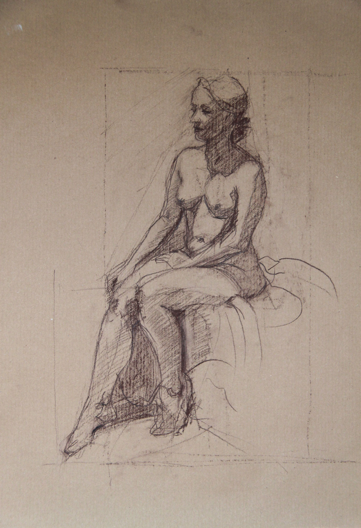 Portrait Nude VI by Zara Drummond