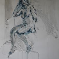 Portrait Nude VIII by Zara Drummond