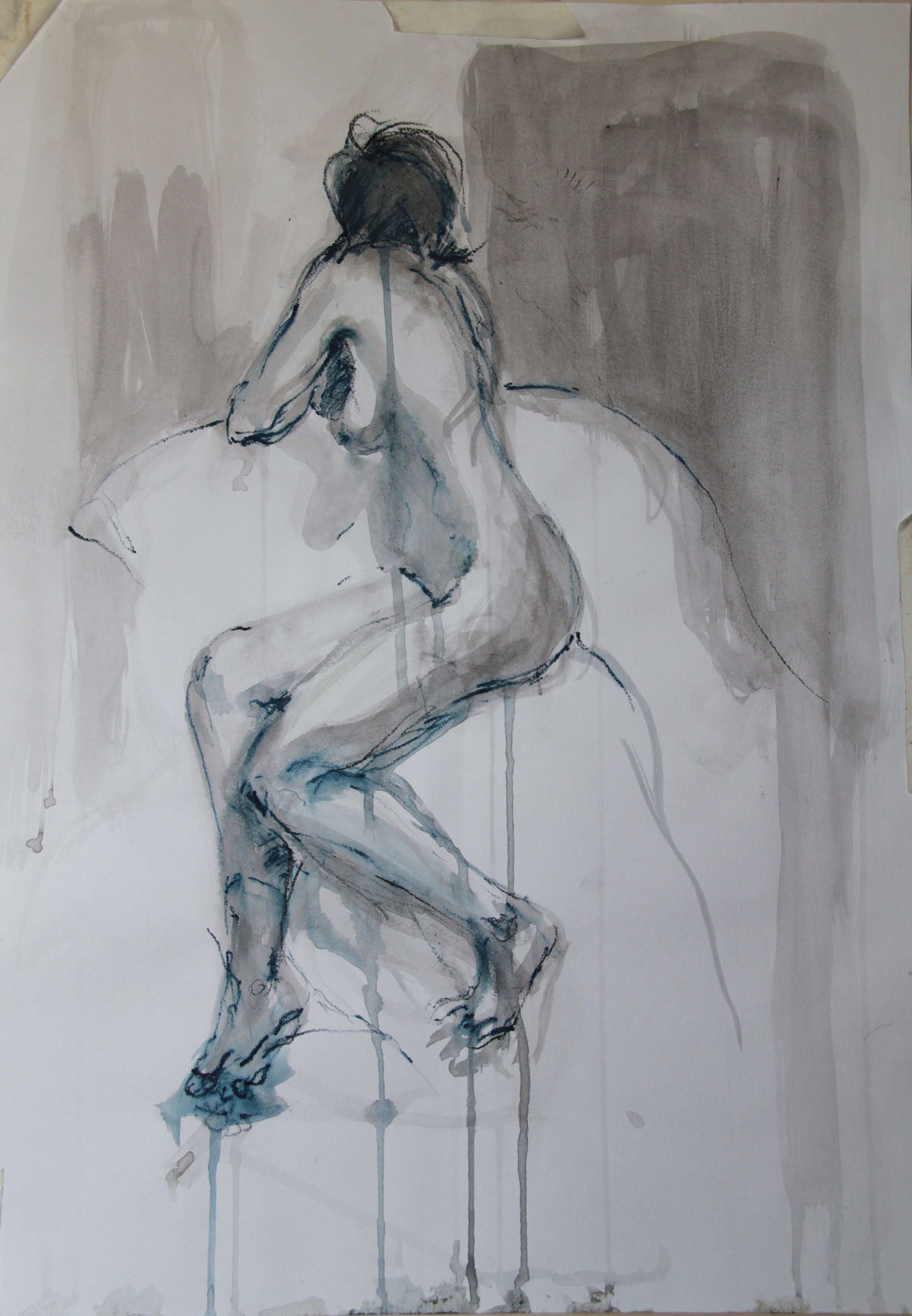 Portrait Nude IX by Zara Drummond